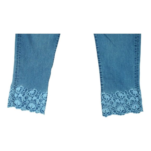 Ralph Lauren Denim Jeans Pants Embroidery Legs Light Wash Size 10 - Picture 7 of 8